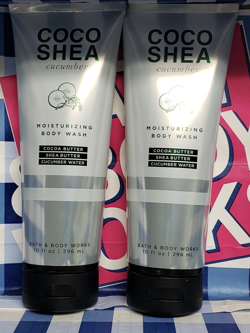 BBW CoCo Shea Cucumber Moisturizing Body Wash - Set of 2